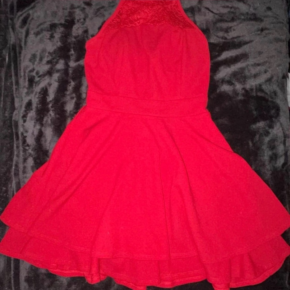 Elegant Red Kids Dress